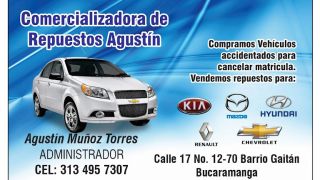 recambios de coche baratos en bucaramanga Comercializadora de repuestos Agustin